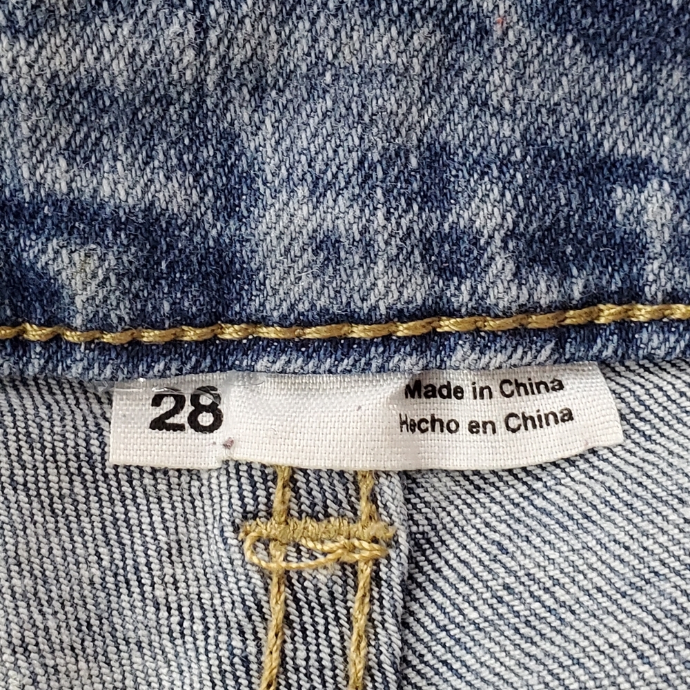 Distressed Original Use Stone Washed Skinny Jeans - Picture 8 of 12